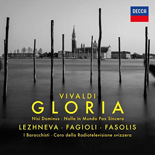 CD cover for Vivaldi’s “Gloria” featuring a Venetian waterscape.
