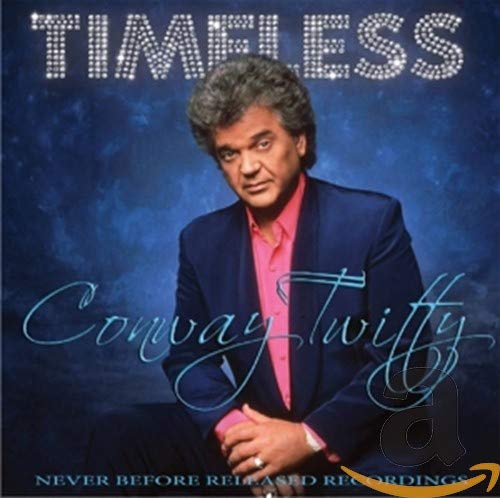 Conway Twitty album cover, "Timeless," featuring a portrait of the artist.