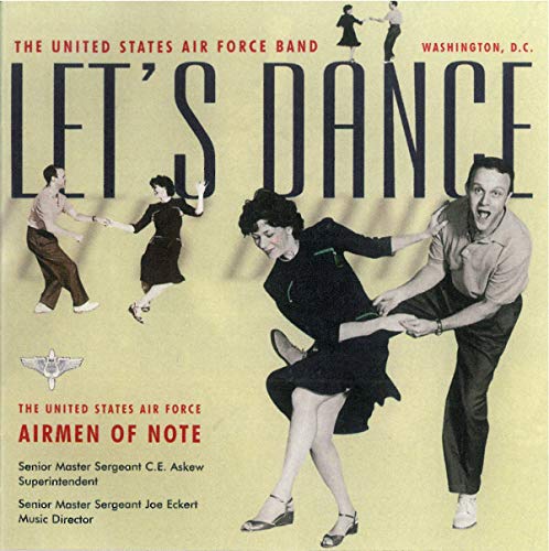 CD cover for “Let’s Dance” featuring couples in mid-dance pose.