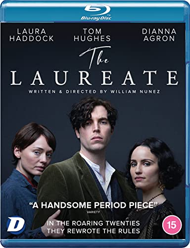 Blu-ray cover for "The Laureate" featuring three actors in period clothing.
