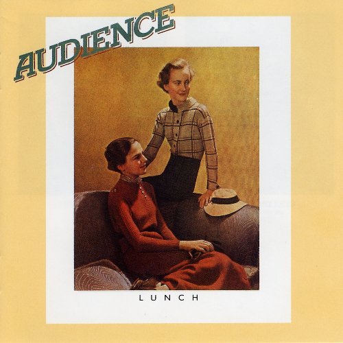 Album cover featuring two women on a sofa with the text Audience and Lunch.