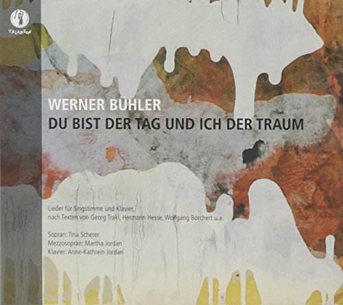 CD cover with abstract orange and white paint strokes, title in black text.