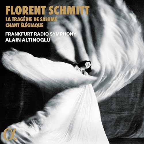 CD cover: dancer in white dress, blurred motion, dramatic lighting.