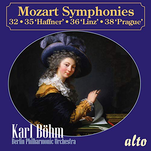 CD cover: portrait of a woman in a hat, "Mozart Symphonies" text.