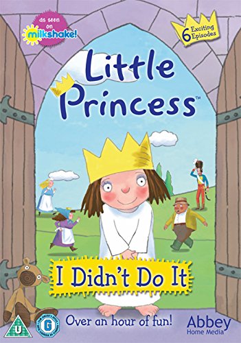 DVD cover for āLittle Princess I Didnāt Do Itā featuring a girl with a crown.