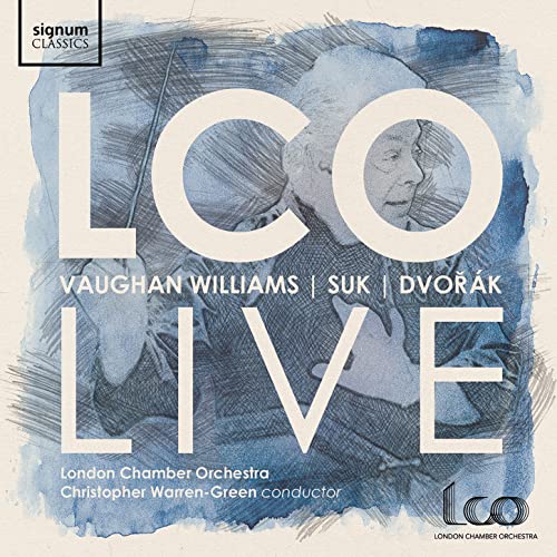 CD cover with portrait of a conductor and text: "LCO Live".