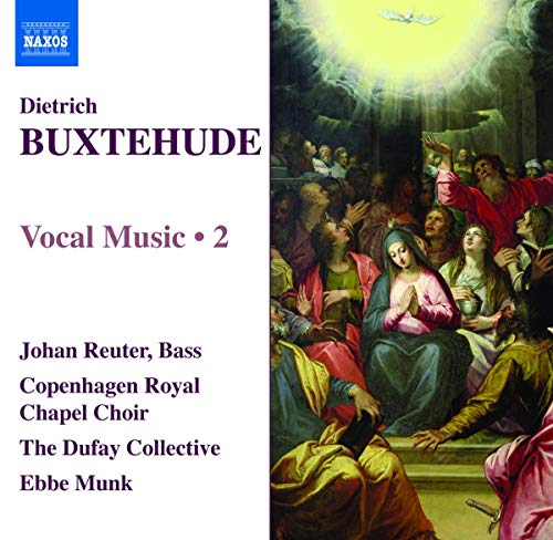 CD cover for Buxtehude’s Vocal Music Vol. 2, featuring a religious painting.