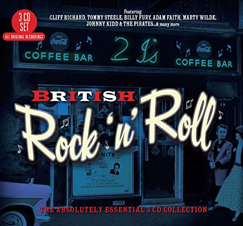 CD cover featuring a vintage 2 I's Coffee Bar storefront with British Rock 'n' Roll text.