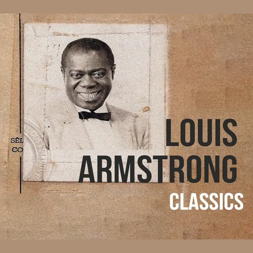 Louis Armstrong portrait on album cover, with āClassicsā text.