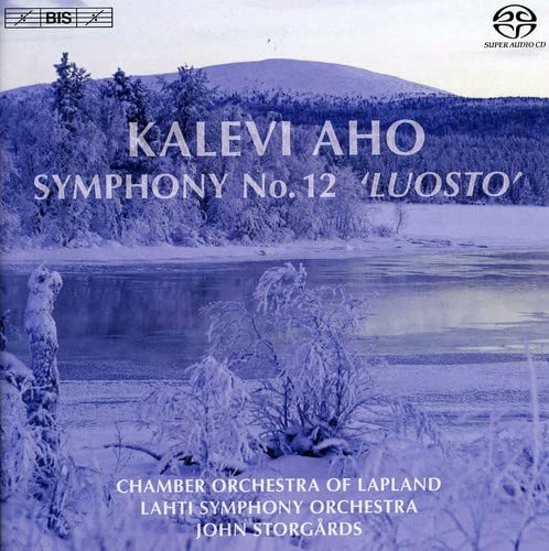 CD cover: snowy Finnish landscape with composer Kalevi Aho’s name.