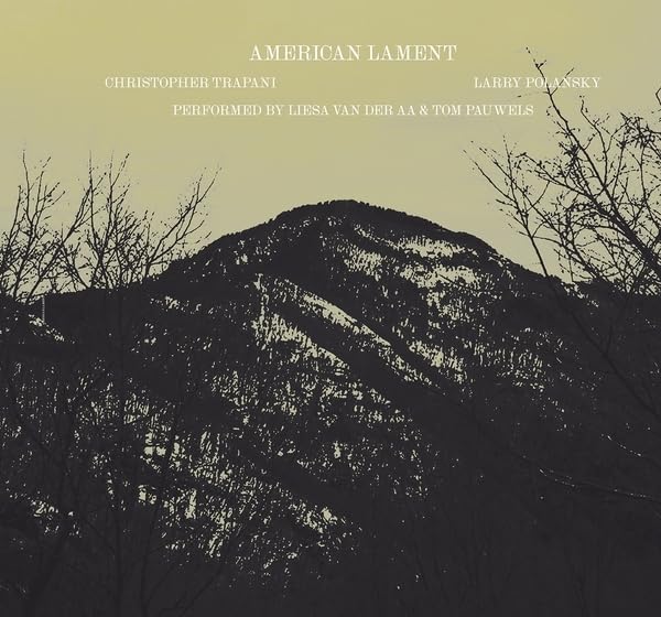 CD cover: silhouetted hill and trees, text naming composers and performers.
