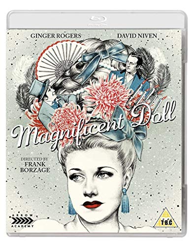 Magnificent Doll" Blu-ray cover with illustrated portrait and floral design.