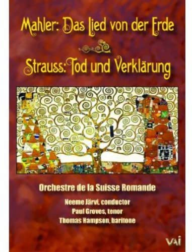 DVD cover for Mahler’s “Das Lied von der Erde” with art nouveau imagery.
