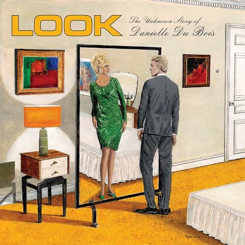 CD cover: man and woman reflected in a mirror, orange room.