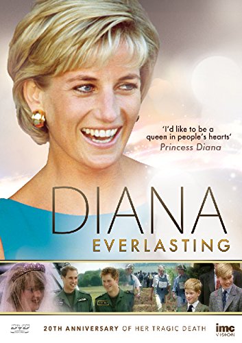 DVD cover featuring Princess Diana, with smaller images of family and events.