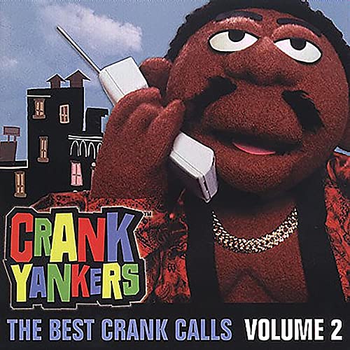 CD cover featuring a brown puppet holding a white telephone.