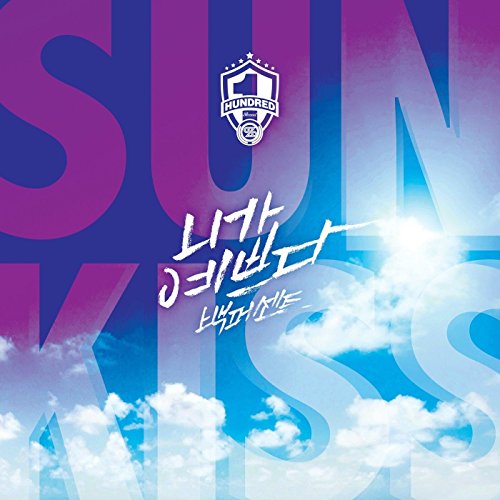 CD album cover with blue sky, clouds, and large text reading "Sunkiss".