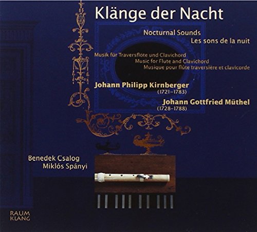 CD cover with ornate gold design, flute, and composers' names.