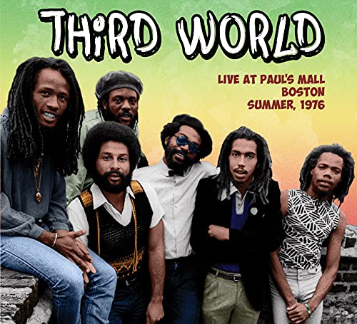 Third World band portrait from 1976 album cover, Boston concert.