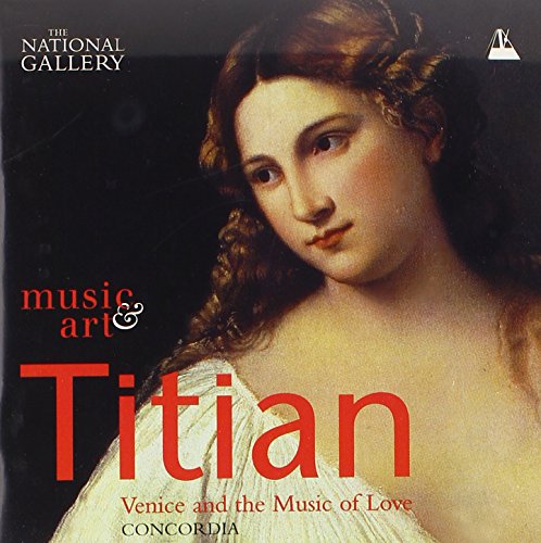 CD cover featuring a Renaissance portrait of a woman with curly hair.