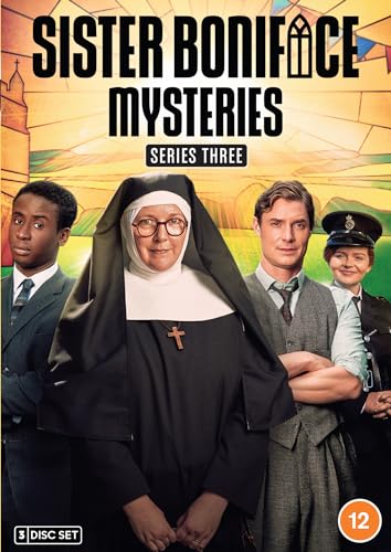 DVD cover for The Sister Boniface Mysteries Series Three featuring four cast members.