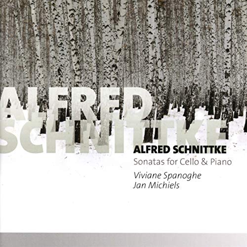 CD cover for Alfred Schnittke’s “Sonatas for Cello & Piano.”