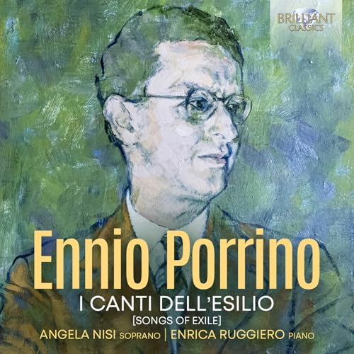 CD cover featuring a portrait of Ennio Porrino with text details.