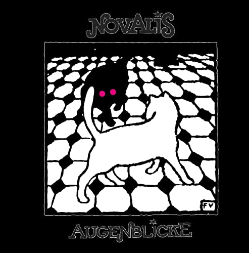 CD cover: black and white drawing of a cat on a tiled floor.