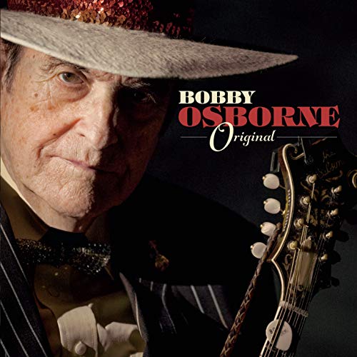 Bobby Osborne portrait with mandolin, album cover for "Original" CD.