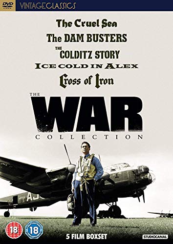 DVD cover for "Vintage Classics War Collection" featuring a WWII airplane and pilot.