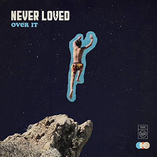 Album cover: person falling against a starry dark blue background.