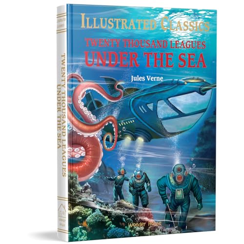 Twenty Thousand Leagues Under The Sea: Illustrated Children Classics : English Novel With Review Questions