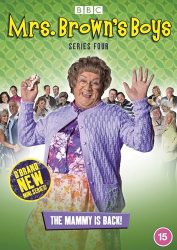 Mrs. Brown's Boys Series 4 DVD cover featuring Agnes Brown and the cast.