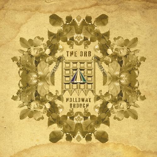 Album cover featuring a gold-toned, symmetrical leaf border surrounding a central geometric brooch icon.
