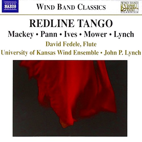 CD cover for "Wind Band Classics" featuring red fabric and composer names.