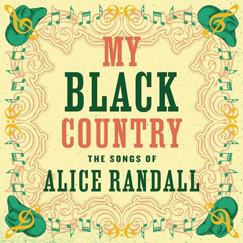 Album cover for “My Black Country” featuring musical notes and flat caps.