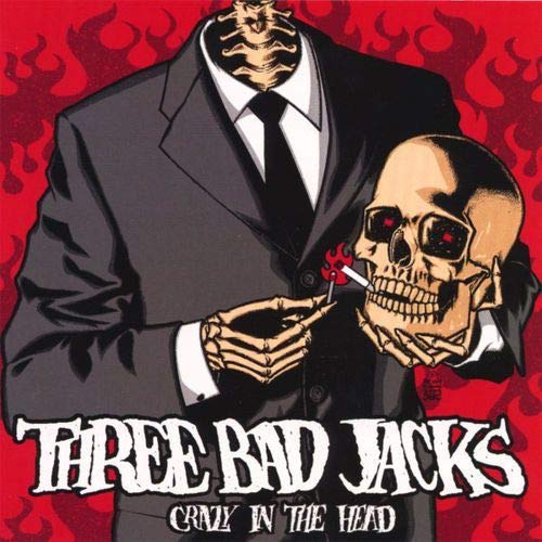 CD cover: skeleton in a suit holding a lit cigarette.