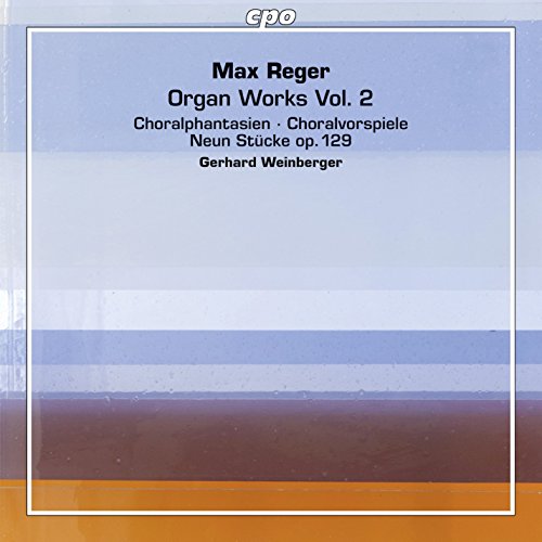 CD cover for Max Reger organ works, performed by Gerhard Weinberger.
