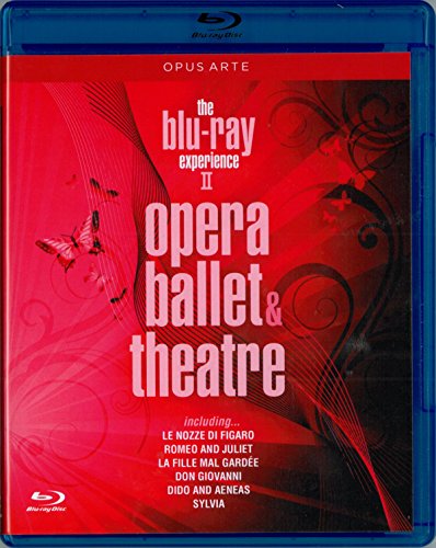 Blu-ray cover for "Opera Ballet & Theatre" featuring red abstract design.