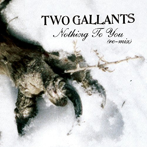 CD cover for Two Gallants’ “Nothing To You Remix” with a branch.