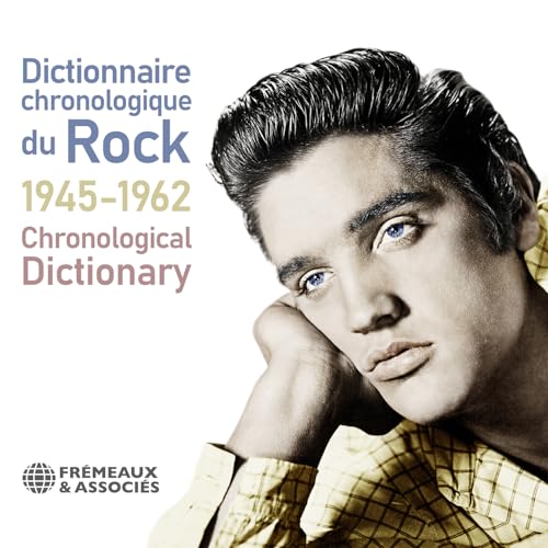 Cover of “Chronological Dictionary of Rock” 1945-1962, featuring Elvis Presley.