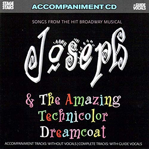 CD cover for "Joseph and the Amazing Technicolor Dreamcoat" musical.