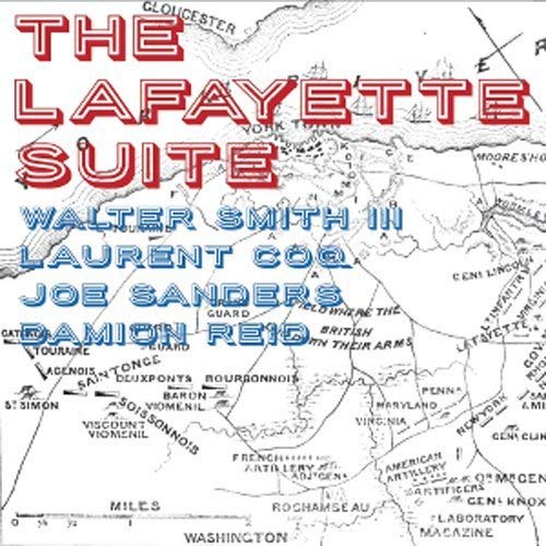 CD cover for “The Lafayette Suite” featuring a historical map background.