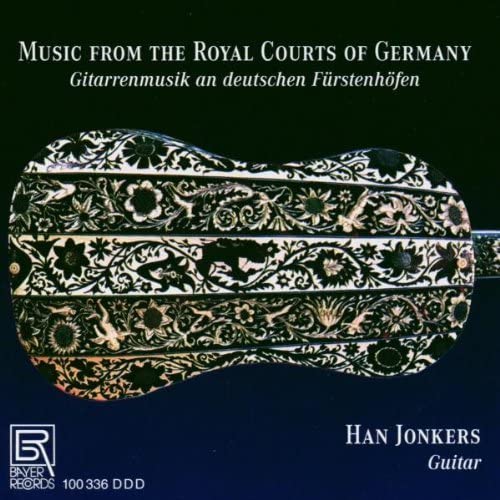 CD cover featuring an ornate lute against a dark blue background.