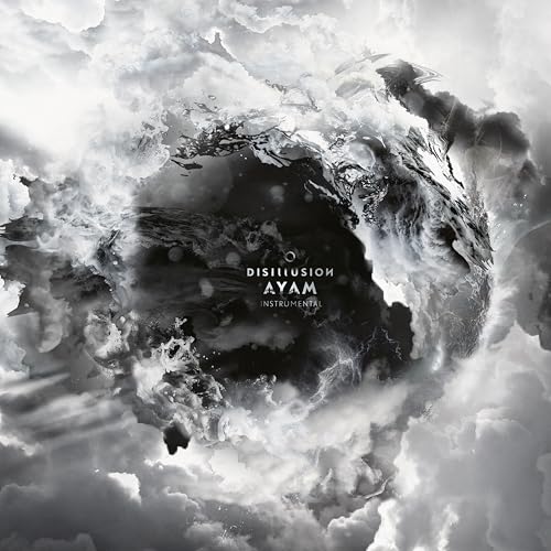 CD cover for “Disillusion - Ayam (instrumental)” with abstract, cloudy imagery.