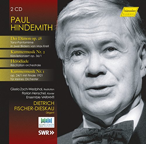 CD cover featuring a portrait of Dietrich Fischer-Dieskau and text details.