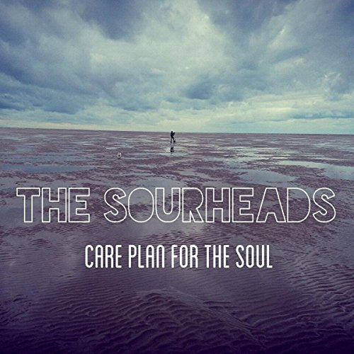 CD cover for The Sourheads’ “Care Plan For The Soul” with a beach scene.