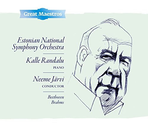 CD cover: sketched portrait of a man, text listing composers and performers.