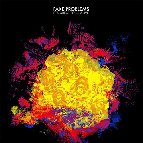 CD cover: yellow roses bursting from colorful, abstract paint splatters.