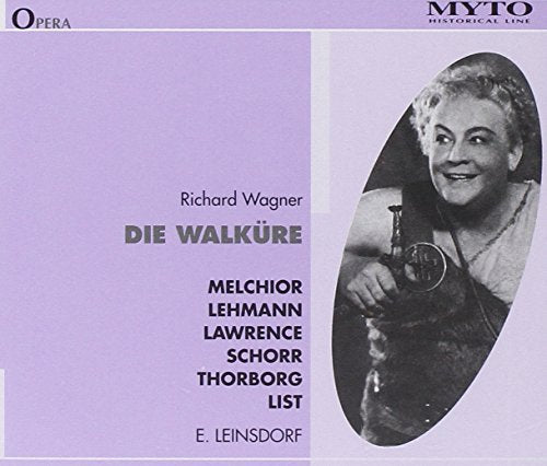 CD cover for Wagner’s “Die Walküre” featuring Kirsten Flagstad in costume.